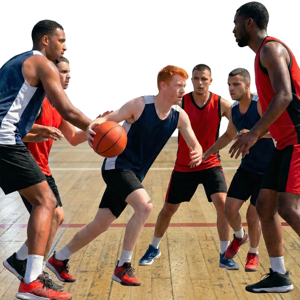 Hoop Force Academy basketball coaching concept illustration